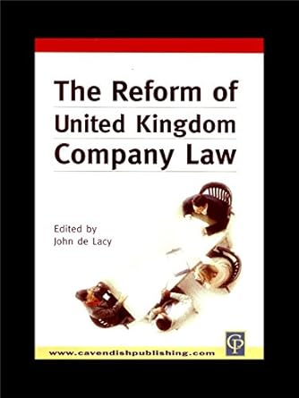 reform of uk company law 1st edition john de lacy b00bn8j3qu, 978-1135337933