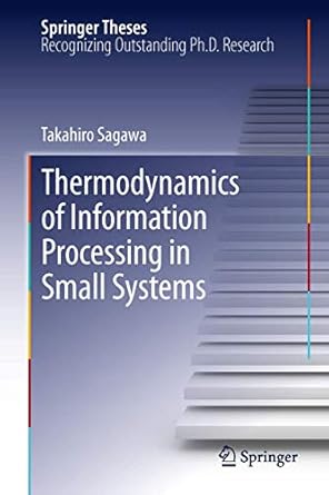 thermodynamics of information processing in small systems 2013th edition takahiro sagawa 4431541675,