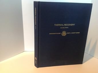 thermal recovery 1st edition michael prats 0895203146, 978-0895203144