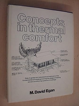 concepts in thermal comfort 1st edition m david egan 0131664476, 978-0131664470