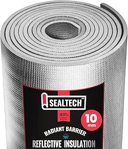 ultra heavy duty 10mm reflective insulation roll premium foam core radiant barrier for energy conservation