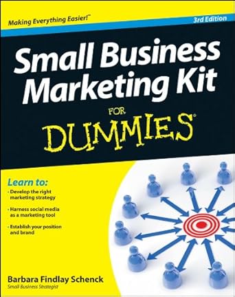 small business marketing kit for dummies 1st edition barbara findlay schenck b002bm9bsw
