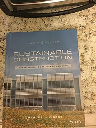 sustainable construction green building design and delivery 4th edition charles j kibert 1119055172,