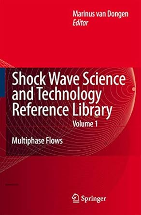 shock wave science and technology reference library vol 1 multiphase flows i 2007th edition rini van dongen