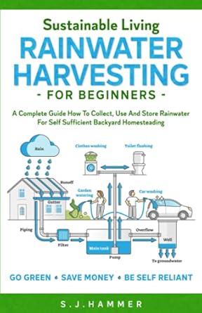 sustainable living rainwater harvesting for beginners a complete guide how to collect use and store rainwater