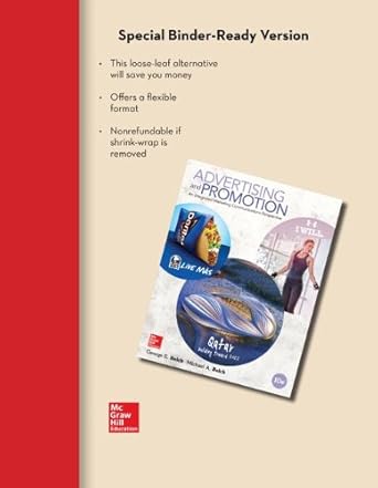 loose leaf for advertising and promotion 1st edition george belch ,michael belch 0077512618, 978-0077512613