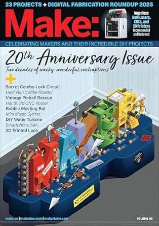 make volume 92 20th anniversary issue 1st edition dale dougherty 168045868x, 978-1680458688