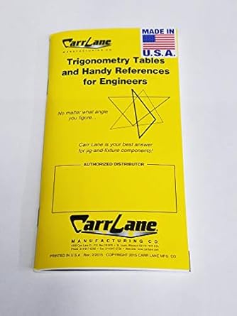 trigonometry tables and handy references for engineers 1st edition  b004jb1744