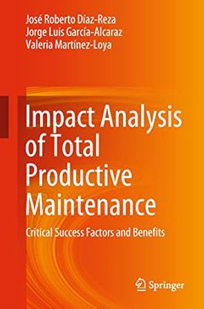 impact analysis of total productive maintenance critical success factors and benefits 1st edition jose