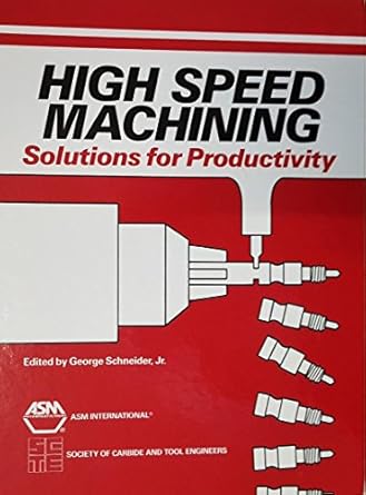 high speed machining solutions for productivity proceedings of the scte 89 conference san diego california 13