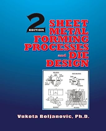 sheet metal forming processes and die design 1st edition vukota boljanovic b001js7ivq, 978-0831191887