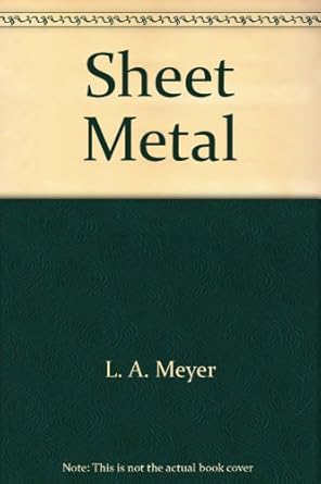 sheet metal 1st edition l a meyer 0826919081, 978-0826919083