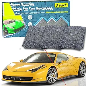 nano sparkle cloth car scratch remover 3pcs upgraded nanosparkle cloth for car scratches easy to repair light