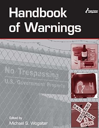 handbook of warnings 1st edition michael s wogalter b00sc8gutw, 978-1482289688