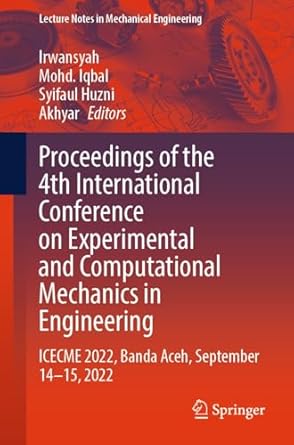 proceedings of the 4th international conference on experimental and computational mechanics in engineering