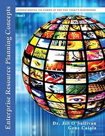 enterprise resource planning concepts understanding the power of erp for todays businesses 1st edition dr