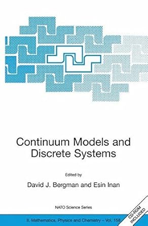 continuum models and discrete systems proceedings of the nato arw shoresh israel from 30 june to 4 july 2003