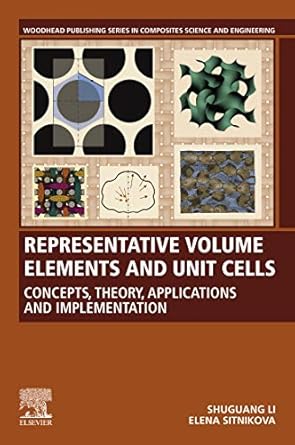 representative volume elements and unit cells concepts theory applications and implementation 1st edition