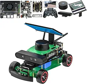 yahboom orin nx 16gb super remote control robot kit for ros2 ackermann with 256gb ssd 7 inch hd display for