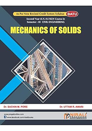 mechanics of solids 1st edition dr sachin m pore ,dr uttam r awari b07zhfkw6z