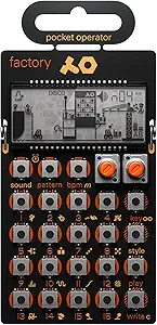 teenage engineering pocket operator po 16 factory lead synthesizer for keys melodies sequencer with parameter
