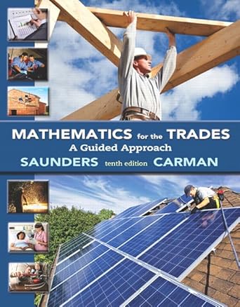 mathematics for the trades a guided approach plus mylab math access card 10th edition robert carman emeritus