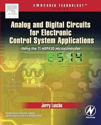 analog and digital circuits for electronic control system applications using the ti msp430 microcontroller