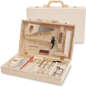 wooden childrens simulation tool set toys simulation disassembly building toys multifunctional woodworking