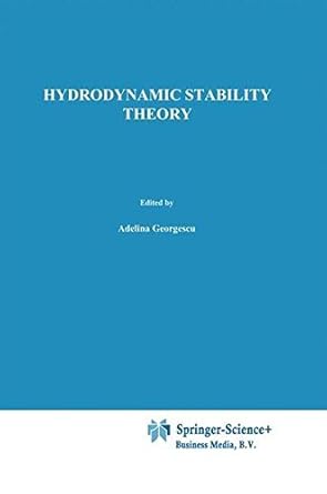 hydrodynamic stability theory by a georgescu 1st edition  b01k0sgnxo
