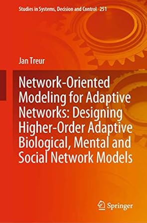 network oriented modeling for adaptive networks designing higher order adaptive biological mental and social