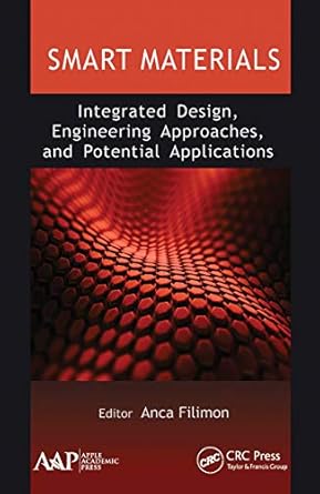 smart materials integrated design engineering approaches and potential applications 1st edition anca filimon