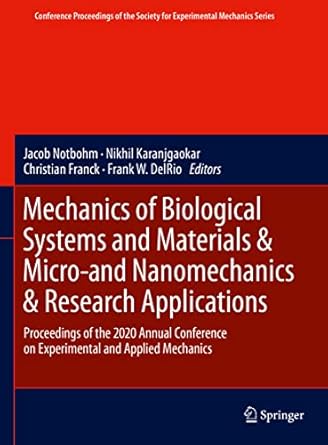 mechanics of biological systems and materials and micro and nanomechanics and research applications