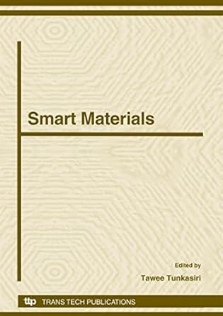 smart materials 1st edition tawee tunkasiri 0878493565, 978-0878493562