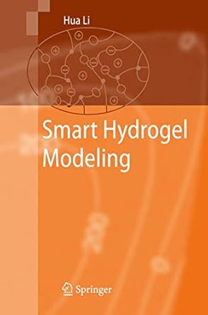smart hydrogel modelling 1st edition hua li 3642023673, 978-3642023675