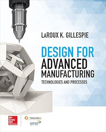 design for advanced manufacturing technologies and processes technologies and processes 1st edition laroux k