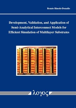 development validation and application of semi analytical interconnect models for efficient simulation of