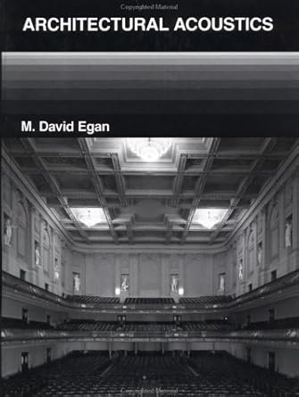 architectural acoustics 1st edition m david egan 0070191115, 978-0070191112
