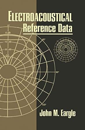 electroacoustical reference data 1st edition john eargle 1461358396, 978-1461358398