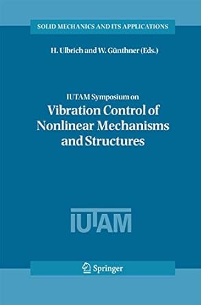iutam symposium on vibration control of nonlinear mechanisms and structures proceedings of the iutam