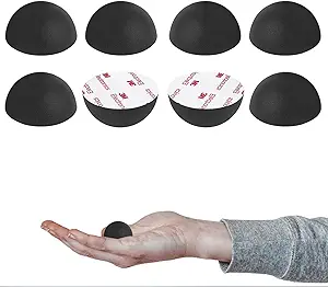 1 25 silicone hemisphere bumpers isolation feet rubber non skid speaker pads with adhesive record player
