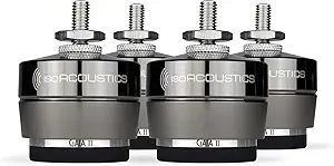isoacoustics gaia series isolation feet for speakers and subwoofers set of 4 1st edition isoacoustics