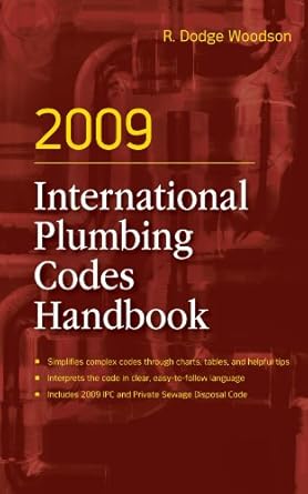 2009 international plumbing codes handbook 1st edition r dodge woodson b001h6no3g, 978-0071606073