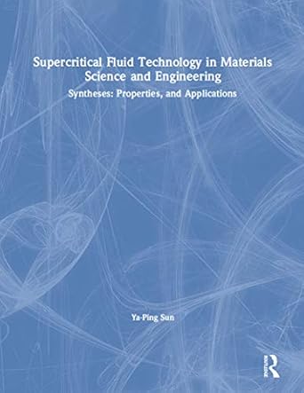 supercritical fluid technology in materials science and engineering syntheses properties and applications 1st