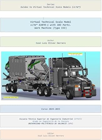 virtual technical scale model vltm 42078 1 with 385 parts work machine book 157 1st edition jose luis oliver