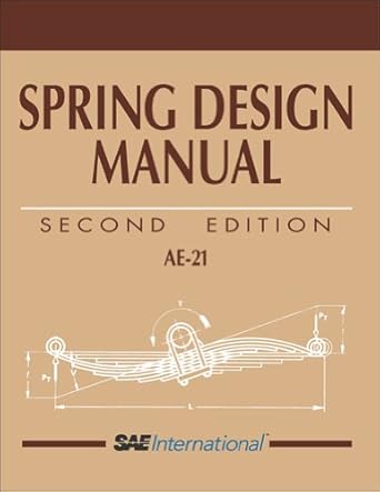 spring design manual subsequent edition soc auto engin 156091680x, 978-1560916802