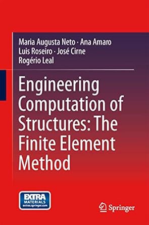 engineering computation of structures the finite element method 1st edition maria augusta neto ,ana amaro