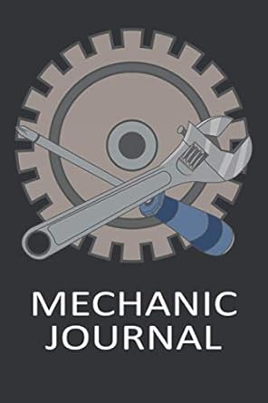 mechanic journal blank auto technician notebook automobile repair and car maintenance log book automotive