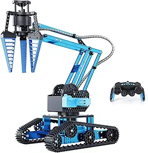 top race 15 channels 2 4g remote control robot arm diy 151 pcs electronic rc toys educational alloy metal