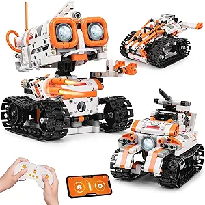 stem robotics kits for kids ages 8 12 8 14 year old 3 in 1 remote/app control and programming robot building