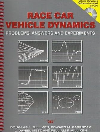 race car vehicle dynamics problems answers and experiments 1st edition douglas l milliken b01my2fg0c